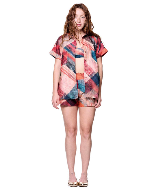 Dottie Shirt | Sunset Camp Plaid